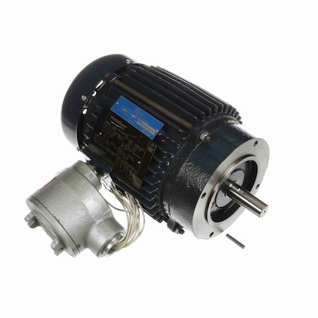 Leeson Explosion Proof Motor, 1.50 HP, 3 phase, 3600 RPM, 230/460 V, 143TC Frame, EPFC C301B